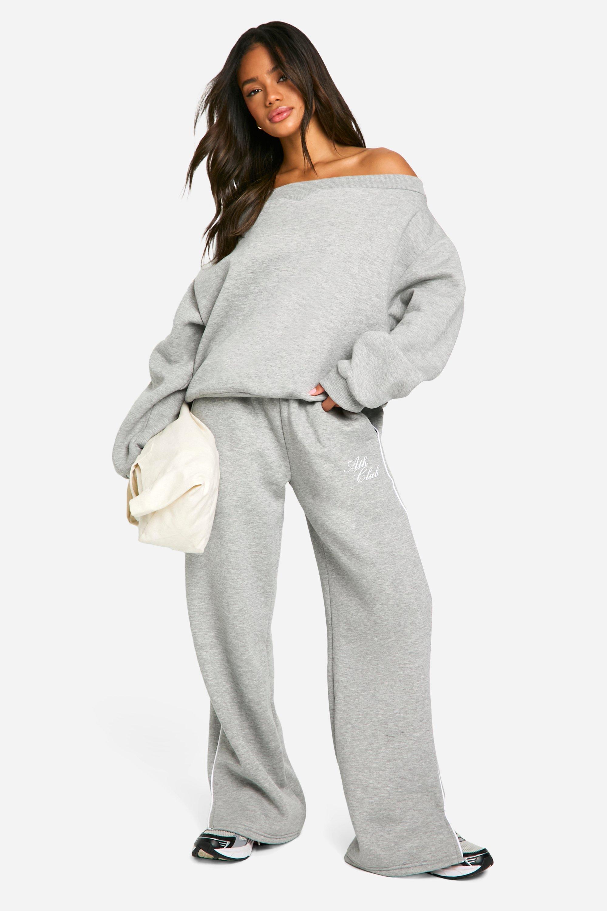 Off the shoulder sweatshirt